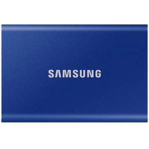 hard drive SSD Samsung Portable SSD T7 2TB External USB 3.2 Blue MU-PC2T0HWW - 2TB - color blue