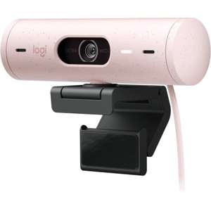 Network camera with Logitech Brio 500 Full HD 1080p - color pink