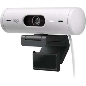 Network camera with Logitech Brio 500 Full HD 1080p - color Off-white