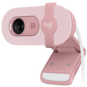 Network camera with Logitech Brio 100 Full HD 1080p - color Rose