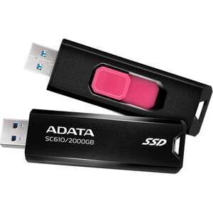 External SSD drive model SC610 2TB from Adata - color black