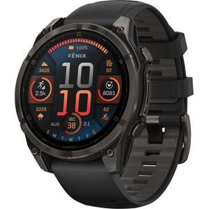 smartwatch Garmin Fenix 8 AMOLED Sapphire 47mm - gray DLC with black - support - warranty official importer