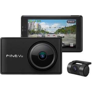 Dash camera front QHD rear FHD model GX7000 from FineVu memory card 128GB