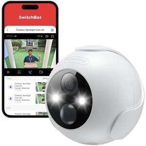 camera SwitchBot Outdoor Spotlight Cam 2K - color white