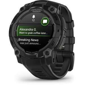 smartwatch Garmin Instinct 3 AMOLED 45mm - color black with black - - two years warranty official importer
