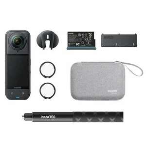 Action camera Insta360 X5 with selfie, lenses, battery , hard drive