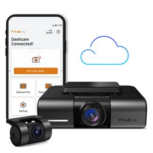 - Dash camera front rear 2K QHD model GX1000 Cloud from FineVu -