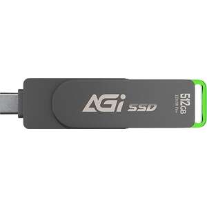 External SSD drive with connector model ED138 Pro from AGI - storage 512GB