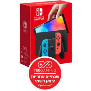 - Nintendo Switch OLED 64GB - color red blue - two years warranty &apos;&apos;
